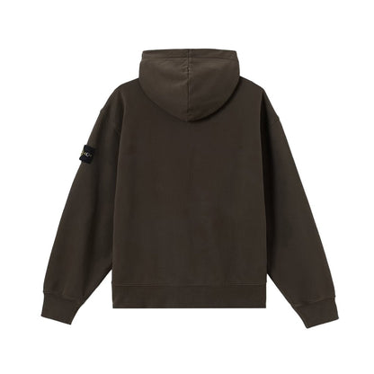[Stone Island] Organic Cotton Fleece Oversized Zip-Up HoodieHoodies & Zip-UpsStone IslandDPUS Designer OutletL2S156100009-S0051-V0078-SCoal GreyS[Stone Island] Organic Cotton Fleece Oversized Zip-Up Hoodie
