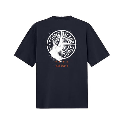 [Stone Island] Organic Cotton Jersey 'Desert' T-ShirtT-ShirtStone IslandDPUS Designer OutletL2S152100001-S0534-V002A-S8053819446905Blue NavyS[Stone Island] Organic Cotton Jersey 'Desert' T-Shirt