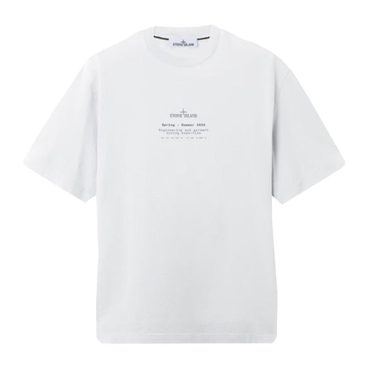 [Stone Island] Organic Cotton Jersey 'Stone' Print Garment Dyed T-ShirtT-ShirtsStone IslandDPUS Designer Outlet0154999247518053819124889Sky BlueS[Stone Island] Organic Cotton Jersey 'Stone' Print Garment Dyed T-Shirt