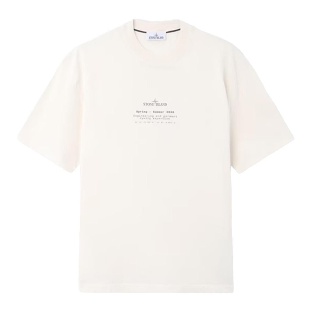 Stone Island Organic Cotton Jersey 'Stone' Print Garment Dyed T-ShirtT-ShirtsStone IslandDPUS Designer Outlet015499924751Sky BlueSStone Island Organic Cotton Jersey 'Stone' Print Garment Dyed T-Shirt