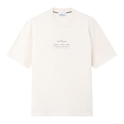 Stone Island Organic Cotton Jersey 'Stone' Print Garment Dyed T-ShirtT-ShirtsStone IslandDPUS Designer Outlet015499924751Sky BlueSStone Island Organic Cotton Jersey 'Stone' Print Garment Dyed T-Shirt
