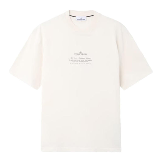 Stone Island Organic Cotton Jersey 'Stone' Print Garment Dyed T-ShirtT-ShirtsStone IslandDPUS Designer Outlet015499924751Sky BlueSStone Island Organic Cotton Jersey 'Stone' Print Garment Dyed T-Shirt