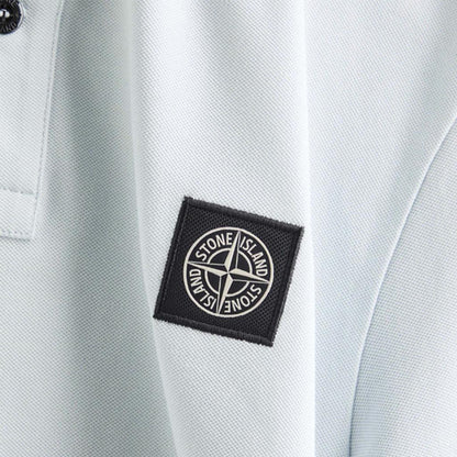 Stone Island Organic Cotton Piqué Short Sleeve PoloT-ShirtsStone IslandDPUS Designer Outlet0154968704028053819422152Sky BlueSStone Island Organic Cotton Piqué Short Sleeve Polo