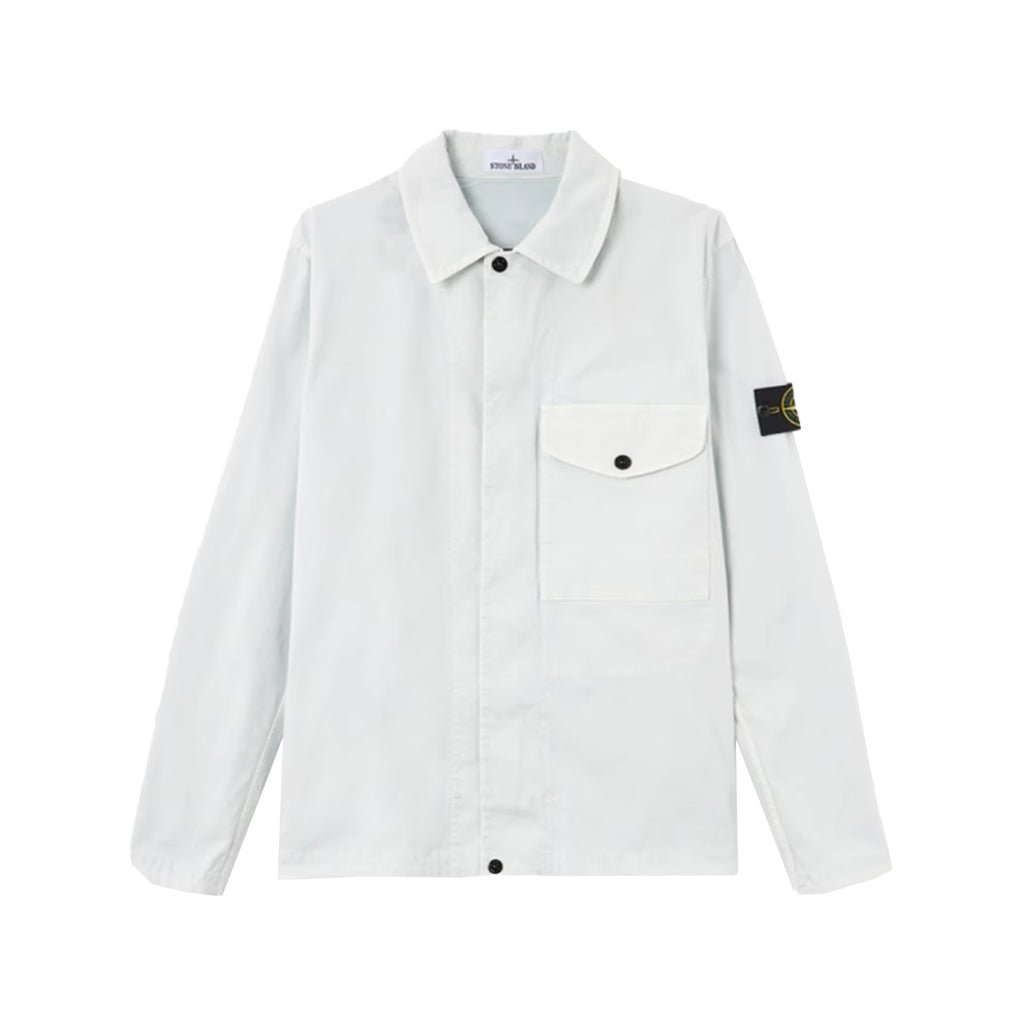 Stone Island Organic Cotton Stretch Broken Twill, Garment Dyed 'Old' Effect ShirtsStone IslandDPUS Designer Outlet8053819151533Sky BlueSStone Island Organic Cotton Stretch Broken Twill, Garment Dyed 'Old' Effect Shirts