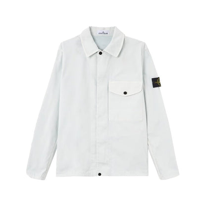 Stone Island Organic Cotton Stretch Broken Twill, Garment Dyed 'Old' Effect ShirtsStone IslandDPUS Designer Outlet8053819151533Sky BlueSStone Island Organic Cotton Stretch Broken Twill, Garment Dyed 'Old' Effect Shirts