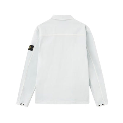 Stone Island Organic Cotton Stretch Broken Twill, Garment Dyed 'Old' Effect ShirtsStone IslandDPUS Designer Outlet8053819151533Sky BlueSStone Island Organic Cotton Stretch Broken Twill, Garment Dyed 'Old' Effect Shirts