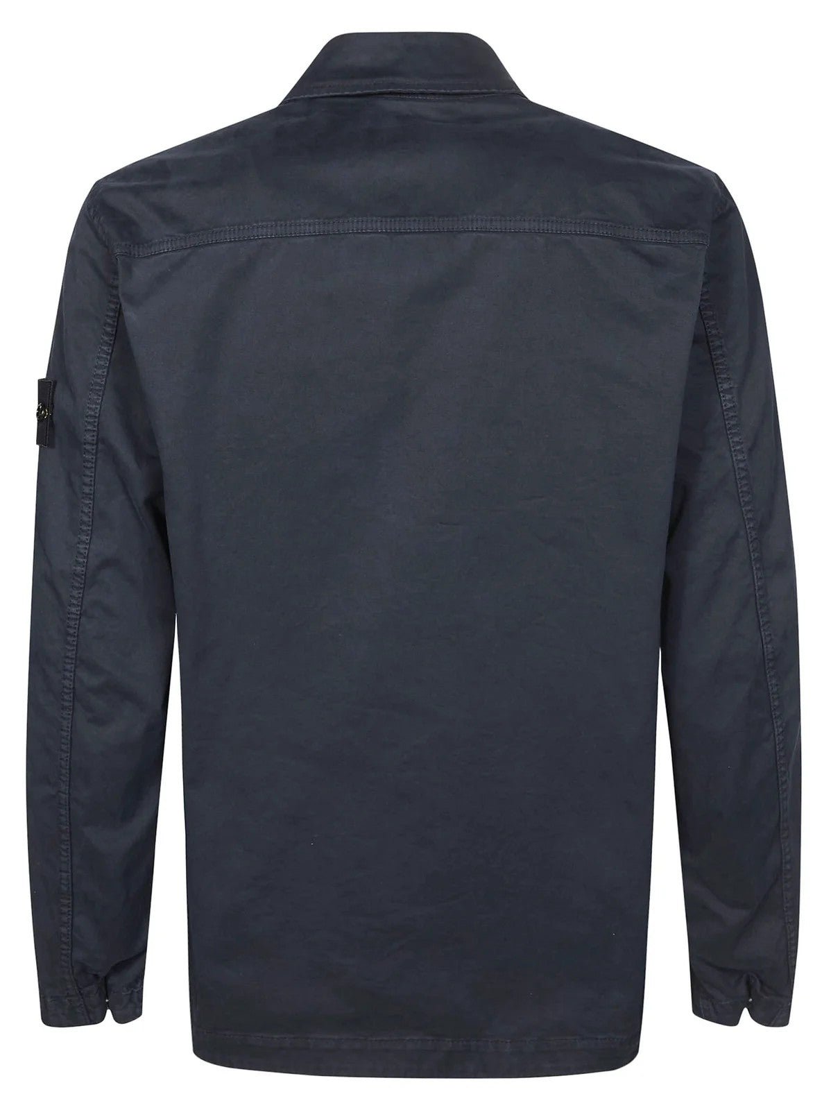 [Stone Island] Organic Cotton Stretch Broken Twill 'Old' Effect OvershirtOvershirtStone IslandDPUS Designer OutletNavy BlueS[Stone Island] Organic Cotton Stretch Broken Twill 'Old' Effect Overshirt