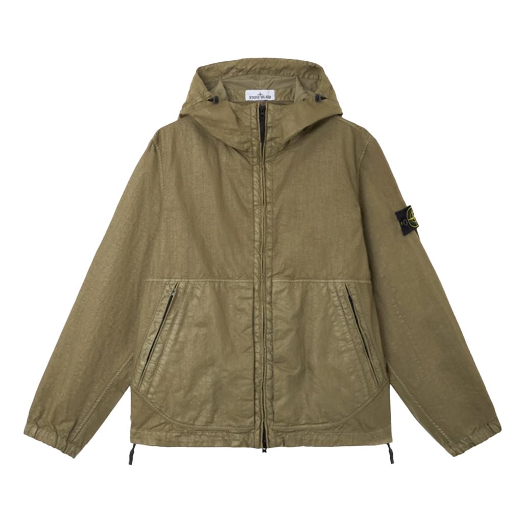 Stone Island Organic - Look Nylon Panama - TC Hooded JacketStone IslandDPUS Designer Outlet8053819112435Military GreenSStone Island Organic - Look Nylon Panama - TC Hooded Jacket