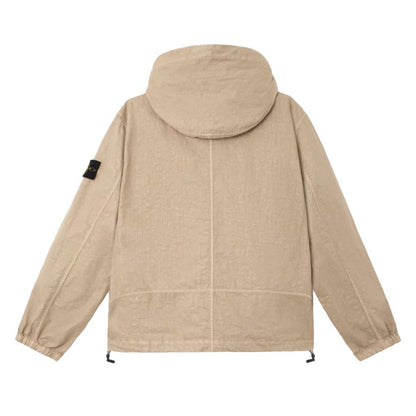 Stone Island Organic - Look Nylon Panama - TC Hooded JacketStone IslandDPUS Designer OutletDesertSStone Island Organic - Look Nylon Panama - TC Hooded Jacket