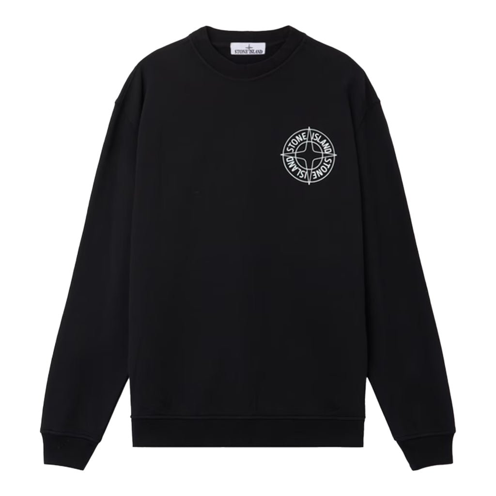 Stone Island "Outline Compass" Oversized Crewneck SweatshirtSweatshirtsStone IslandDPUS Designer Outlet8053819112268BlackSStone Island "Outline Compass" Oversized Crewneck Sweatshirt