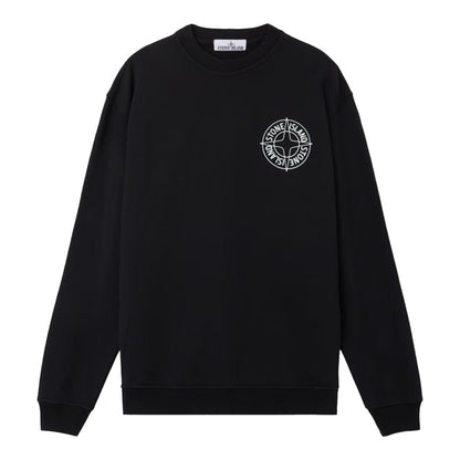 Stone Island "Outline Compass" Oversized Crewneck SweatshirtSweatshirtsStone IslandDPUS Designer Outlet8053819112268BlackSStone Island "Outline Compass" Oversized Crewneck Sweatshirt