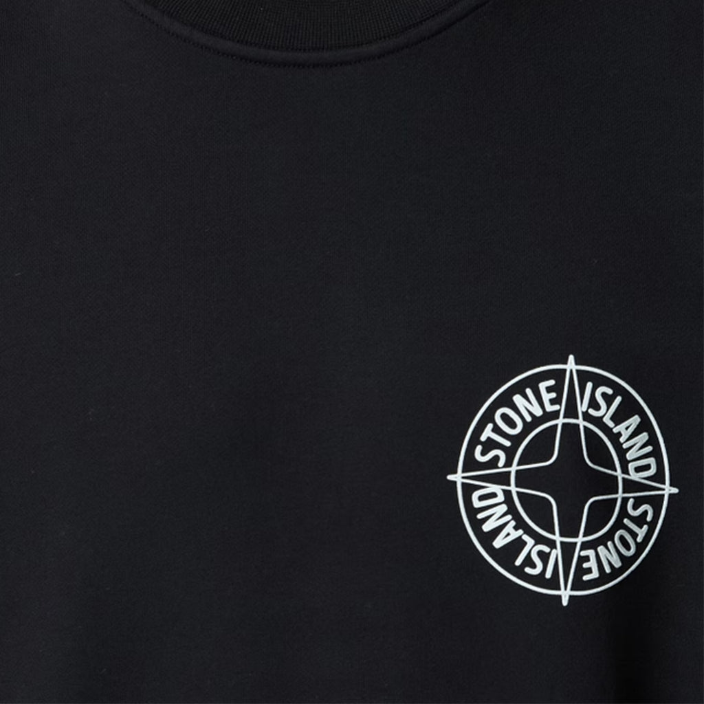 Stone Island "Outline Compass" Oversized Crewneck SweatshirtSweatshirtsStone IslandDPUS Designer Outlet8053819112268BlackSStone Island "Outline Compass" Oversized Crewneck Sweatshirt