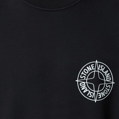 Stone Island "Outline Compass" Oversized Crewneck SweatshirtSweatshirtsStone IslandDPUS Designer Outlet8053819112268BlackSStone Island "Outline Compass" Oversized Crewneck Sweatshirt