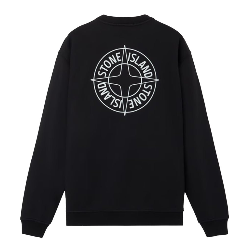 Stone Island "Outline Compass" Oversized Crewneck SweatshirtSweatshirtsStone IslandDPUS Designer Outlet8053819112268BlackSStone Island "Outline Compass" Oversized Crewneck Sweatshirt