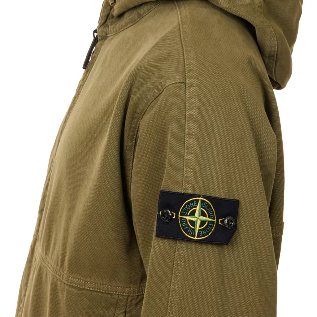[Stone Island] Panama Cotton "Old" Effect Oversized Hooded JacketCoats & JacketsStone IslandDPUS Designer Outlet8053819244334Military GreenS[Stone Island] Panama Cotton "Old" Effect Oversized Hooded Jacket