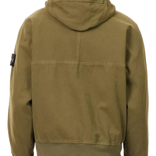 [Stone Island] Panama Cotton "Old" Effect Oversized Hooded JacketCoats & JacketsStone IslandDPUS Designer Outlet8053819244334Military GreenS[Stone Island] Panama Cotton "Old" Effect Oversized Hooded Jacket