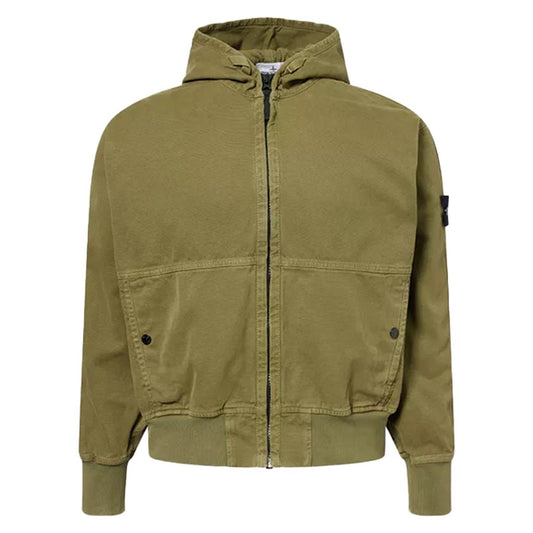 [Stone Island] Panama Cotton "Old" Effect Oversized Hooded JacketCoats & JacketsStone IslandDPUS Designer Outlet8053819244334Military GreenS[Stone Island] Panama Cotton "Old" Effect Oversized Hooded Jacket