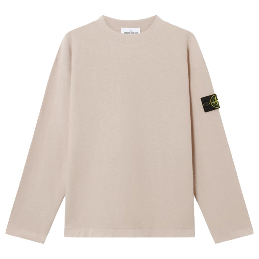 Stone Island Plush Stitch Cotton Loose Fit Crater - Neck KnitKnitwearStone IslandDPUS Designer Outlet8053819402291DesertSStone Island Plush Stitch Cotton Loose Fit Crater - Neck Knit