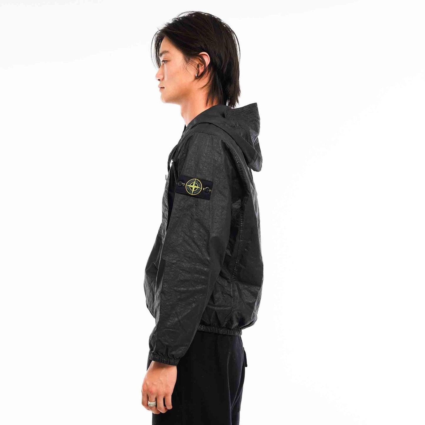 Stone Island Pullover Overshirt in BlackStone IslandDPUS Designer Outlet8053813001056MStone Island Pullover Overshirt in Black