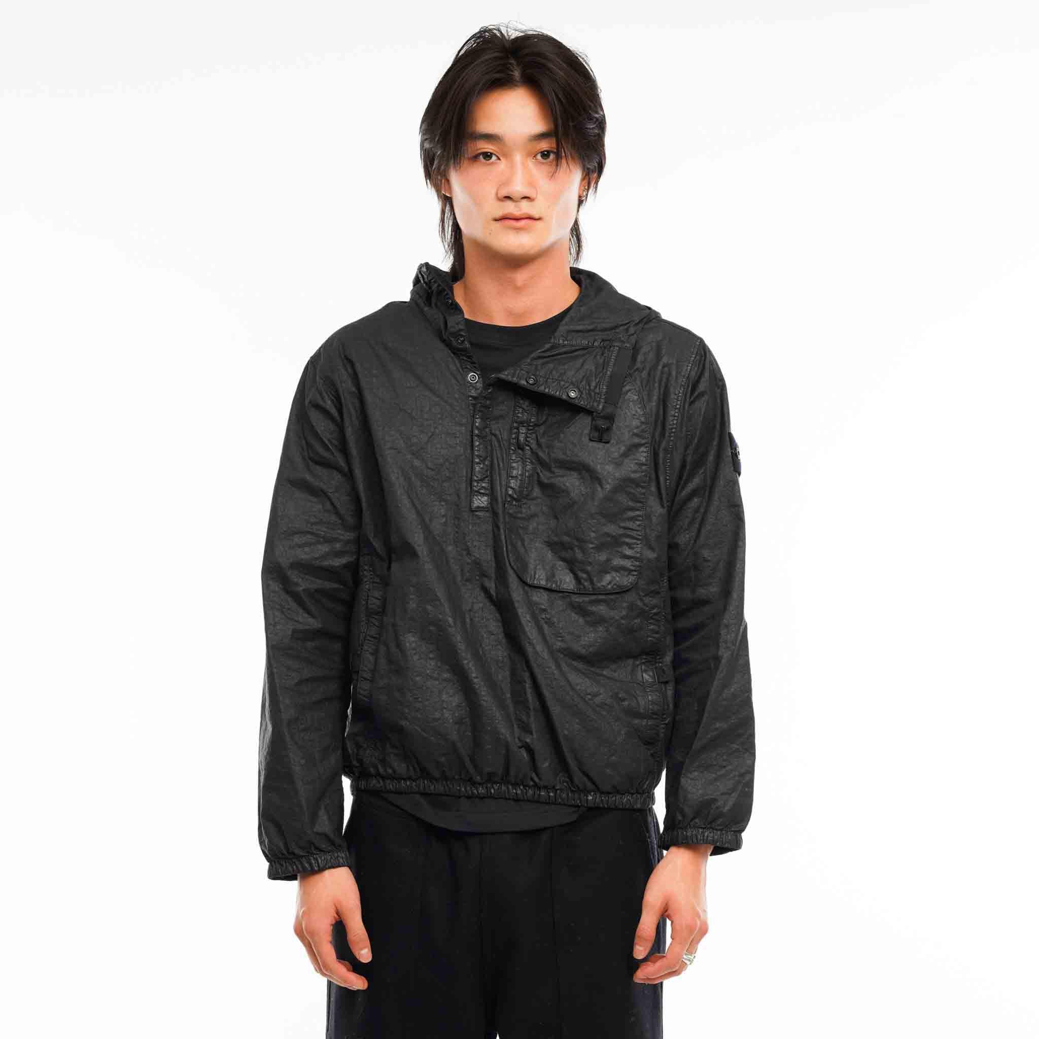 Stone Island Pullover Overshirt in BlackStone IslandDPUS Designer Outlet8053813001056MStone Island Pullover Overshirt in Black