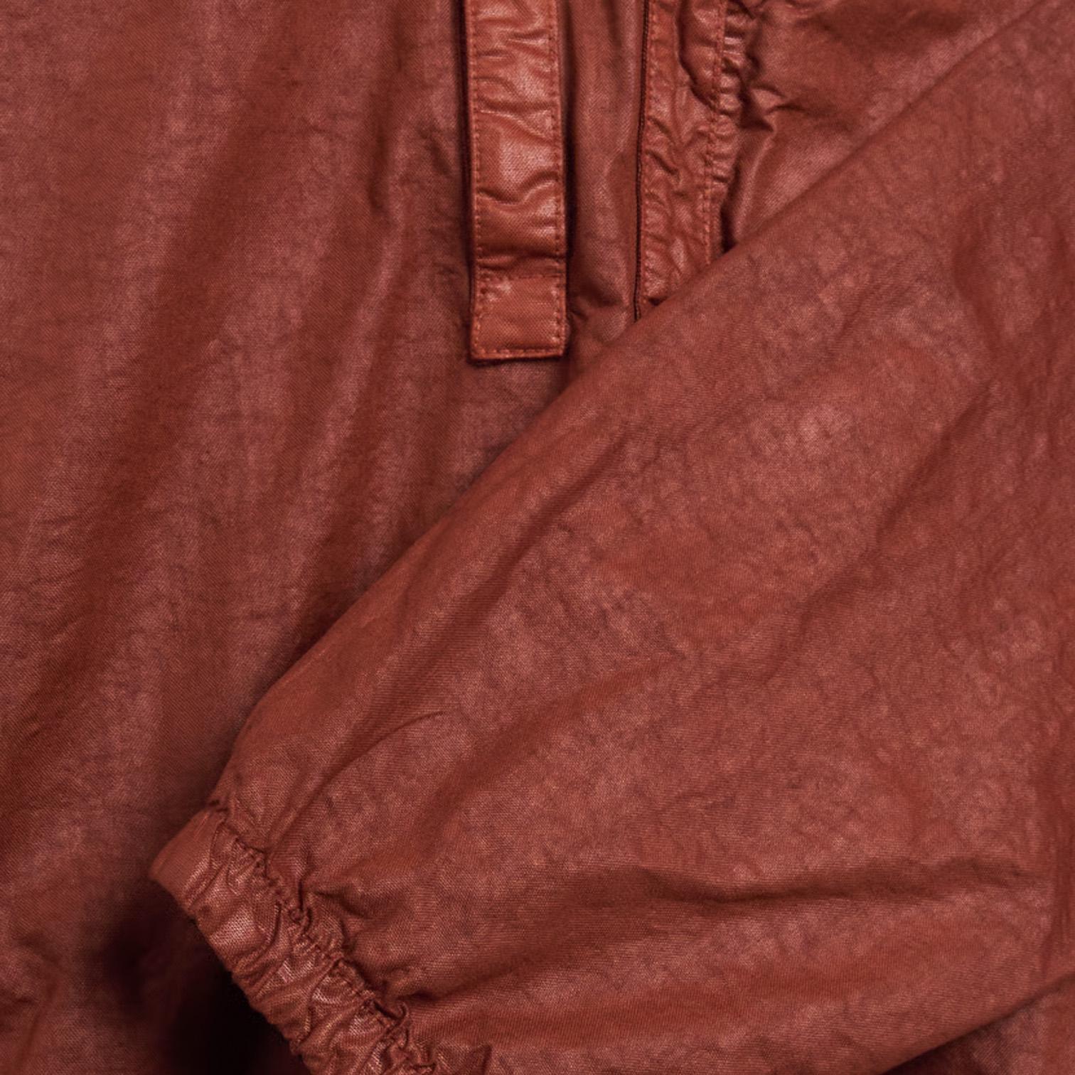 Stone Island Pullover Overshirt Rain Jacket in Burnt OrangeCoats & JacketsStone IslandDPUS Designer Outlet8053813017460MStone Island Pullover Overshirt Rain Jacket in Burnt Orange