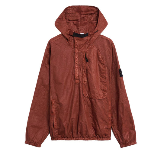Stone Island Pullover Overshirt Rain Jacket in Burnt OrangeCoats & JacketsStone IslandDPUS Designer Outlet8053813017460MStone Island Pullover Overshirt Rain Jacket in Burnt Orange