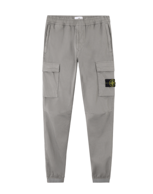 Stone Island Regular Tapered Cargo Trousers with Elasticated Cuffs in CementCargo TrousersStone IslandDPUS Designer Outlet805381348002829Stone Island Regular Tapered Cargo Trousers with Elasticated Cuffs in Cement