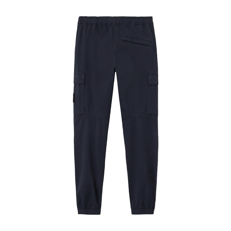 Stone Island Regular Tapered Cargo Trousers with Elasticated Cuffs in NavyTrousersStone IslandDPUS Designer Outlet805381346134830Stone Island Regular Tapered Cargo Trousers with Elasticated Cuffs in Navy