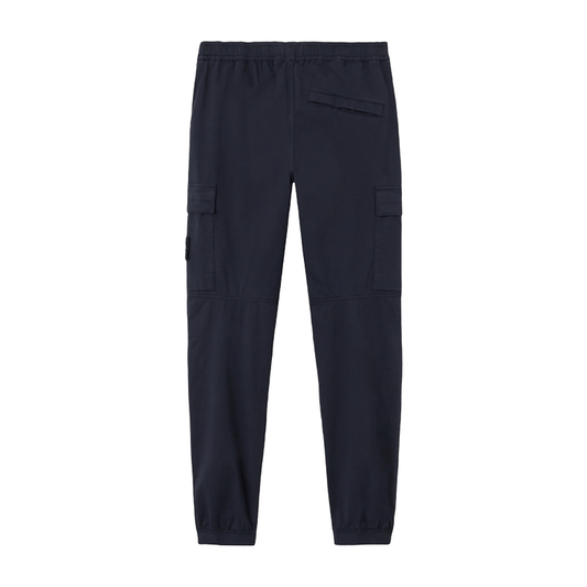 Stone Island Regular Tapered Cargo Trousers with Elasticated Cuffs in NavyTrousersStone IslandDPUS Designer Outlet805381346134830Stone Island Regular Tapered Cargo Trousers with Elasticated Cuffs in Navy
