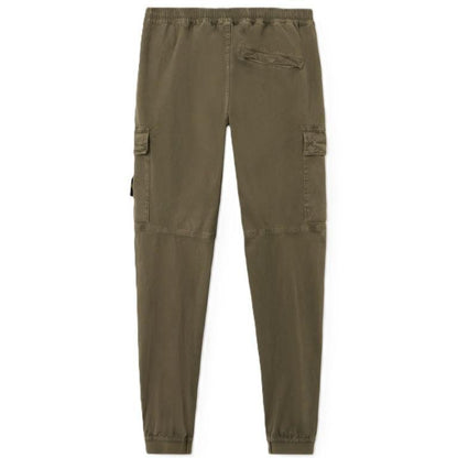 Stone Island Regular Tapered "Old" Effect Cargo Trousers with Elasticated Cuffs in Military GreenTrousersStone IslandDPUS Designer Outlet805381344066430Stone Island Regular Tapered "Old" Effect Cargo Trousers with Elasticated Cuffs in Military Green