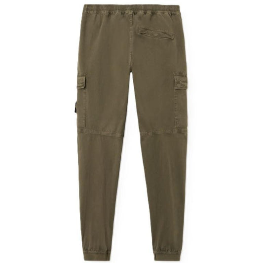Stone Island Regular Tapered "Old" Effect Cargo Trousers with Elasticated Cuffs in Military GreenTrousersStone IslandDPUS Designer Outlet805381344066430Stone Island Regular Tapered "Old" Effect Cargo Trousers with Elasticated Cuffs in Military Green