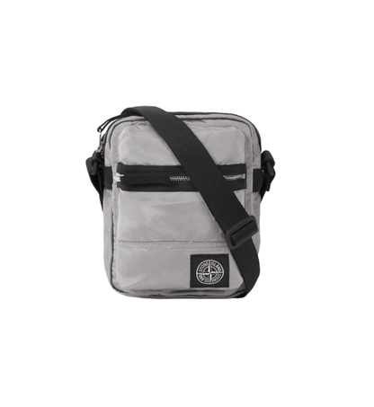 Stone Island Resin Treat Codura 1500 Pouch Bag in Lead GreyBagsStone IslandDPUS Designer Outlet8050592894244Stone Island Resin Treat Codura 1500 Pouch Bag in Lead Grey