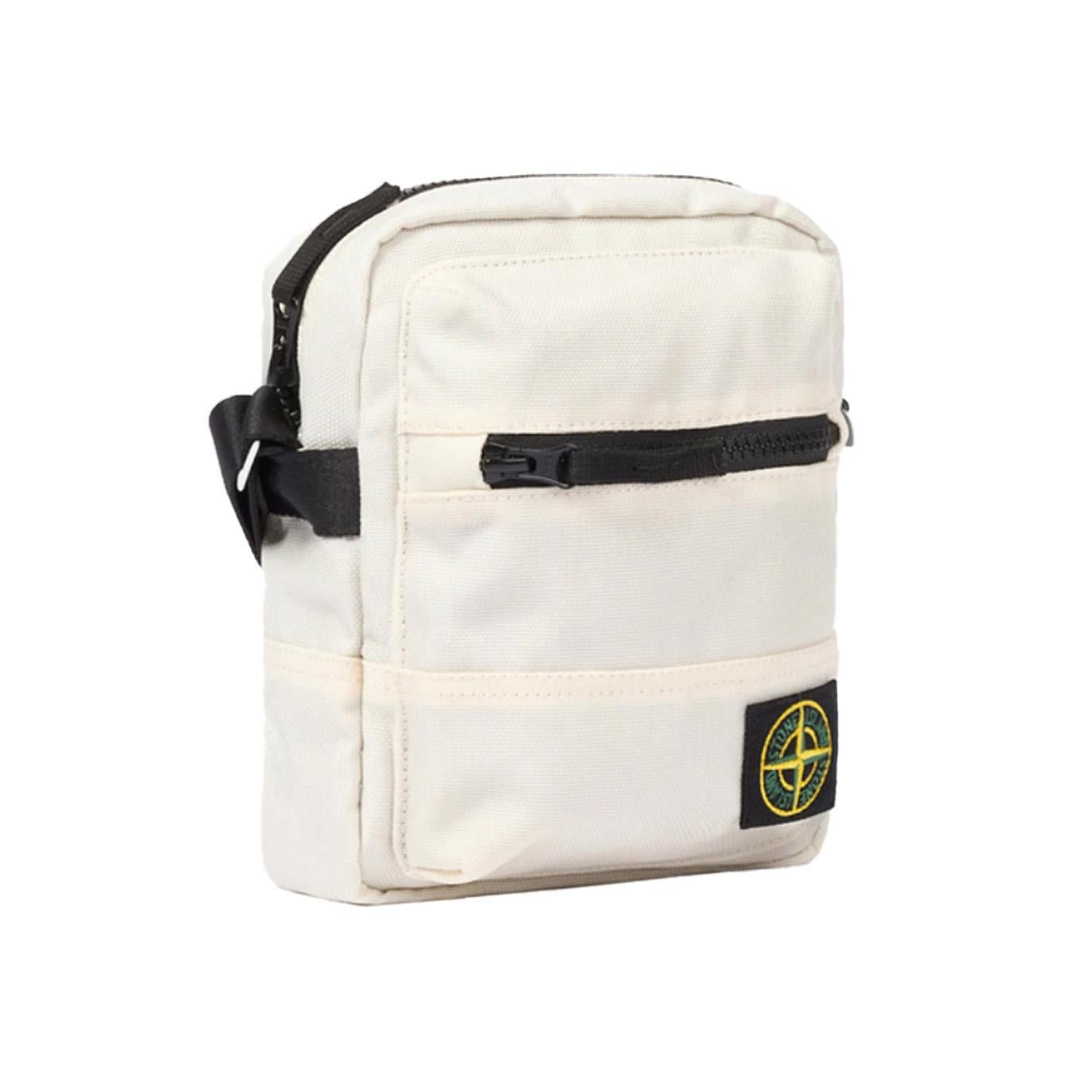Stone Island Resin Treat Cordura 1500 Pouch Bag in IvoryBagsStone IslandDPUS Designer Outlet8050592894251Stone Island Resin Treat Cordura 1500 Pouch Bag in Ivory