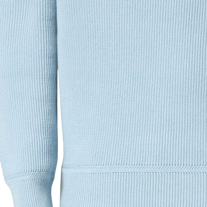 Stone Island Ribbed Soft Cotton Half - Zip JumperKnitwearStone IslandDPUS Designer OutletSky BlueSStone Island Ribbed Soft Cotton Half - Zip Jumper