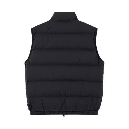 Stone Island Seamless Tunnel Nylon Down-TC Vest in Black