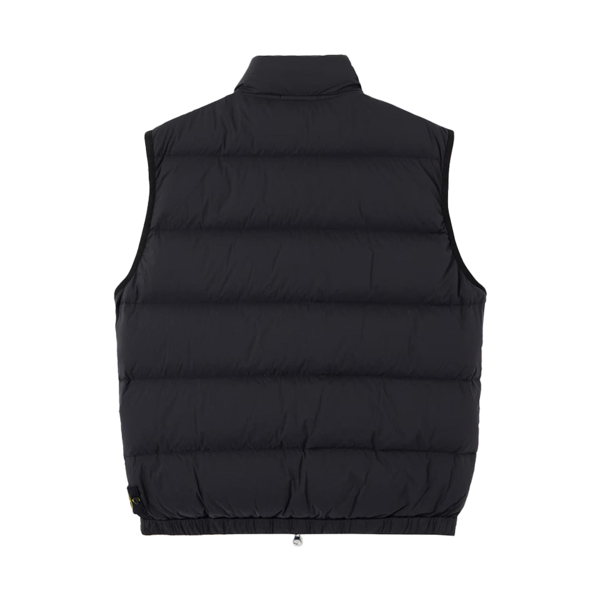 Stone Island Seamless Tunnel Nylon Down-TC Vest in Black