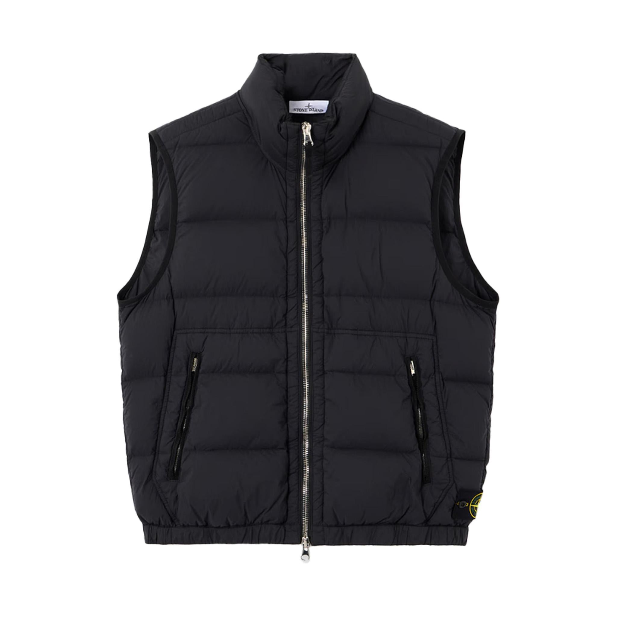 Stone Island Seamless Tunnel Nylon Down-TC Vest in Black – DPUS