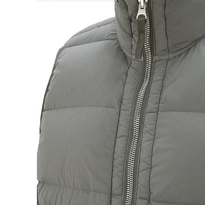 Stone Island Seamless Tunnel Nylon Down-TC Vest in Cement