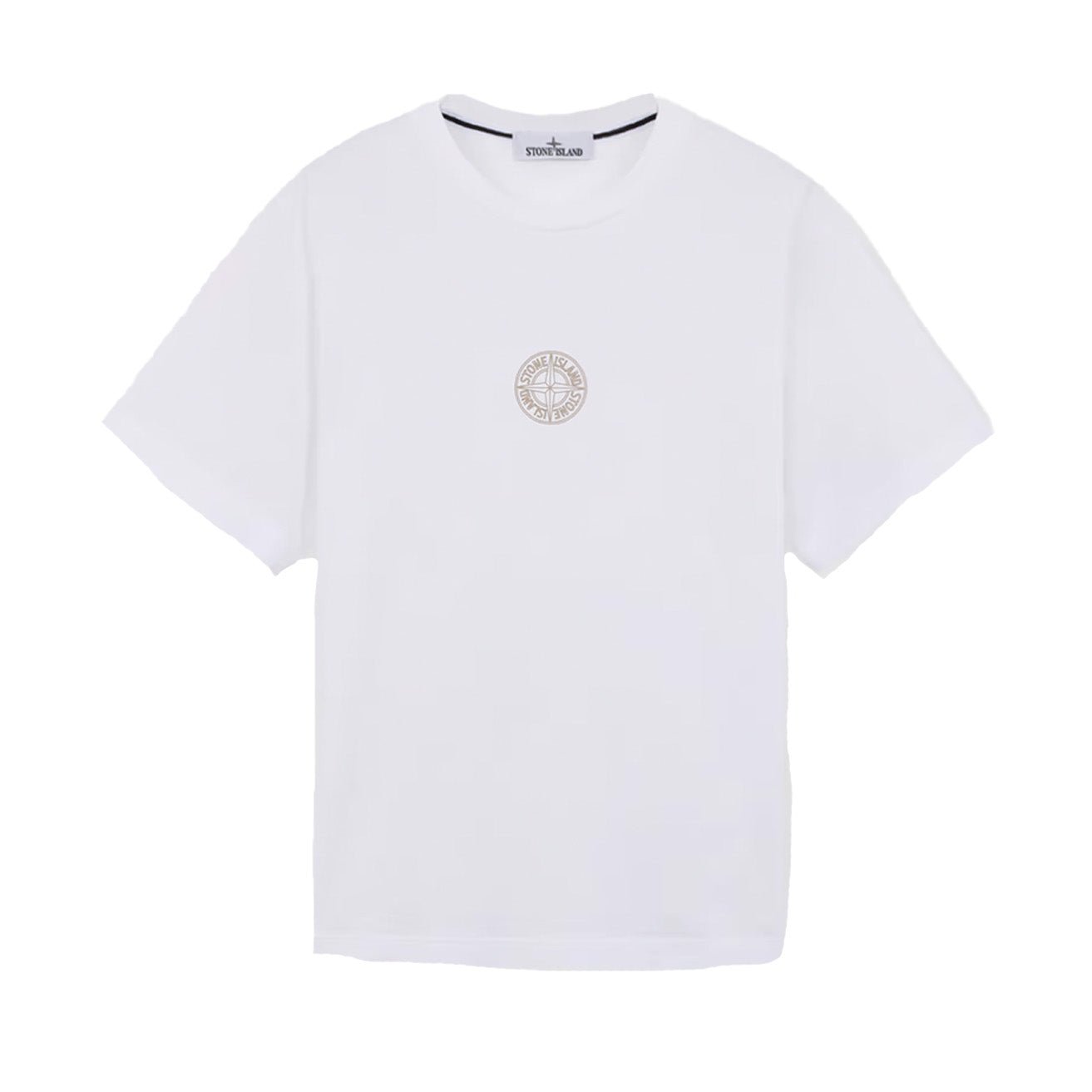 Stone Island 'Seasonal Quilting One' T-Shirt in WhiteT-ShirtsStone IslandDPUSSStone Island 'Seasonal Quilting One' T-Shirt in White