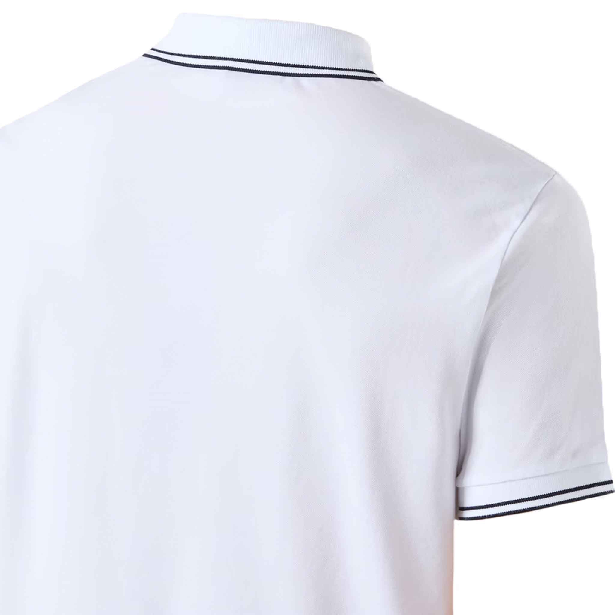 Stone Island Slim Fit Polo Shirt in WhitePolosStone IslandDPUSSStone Island Slim Fit Polo Shirt in White