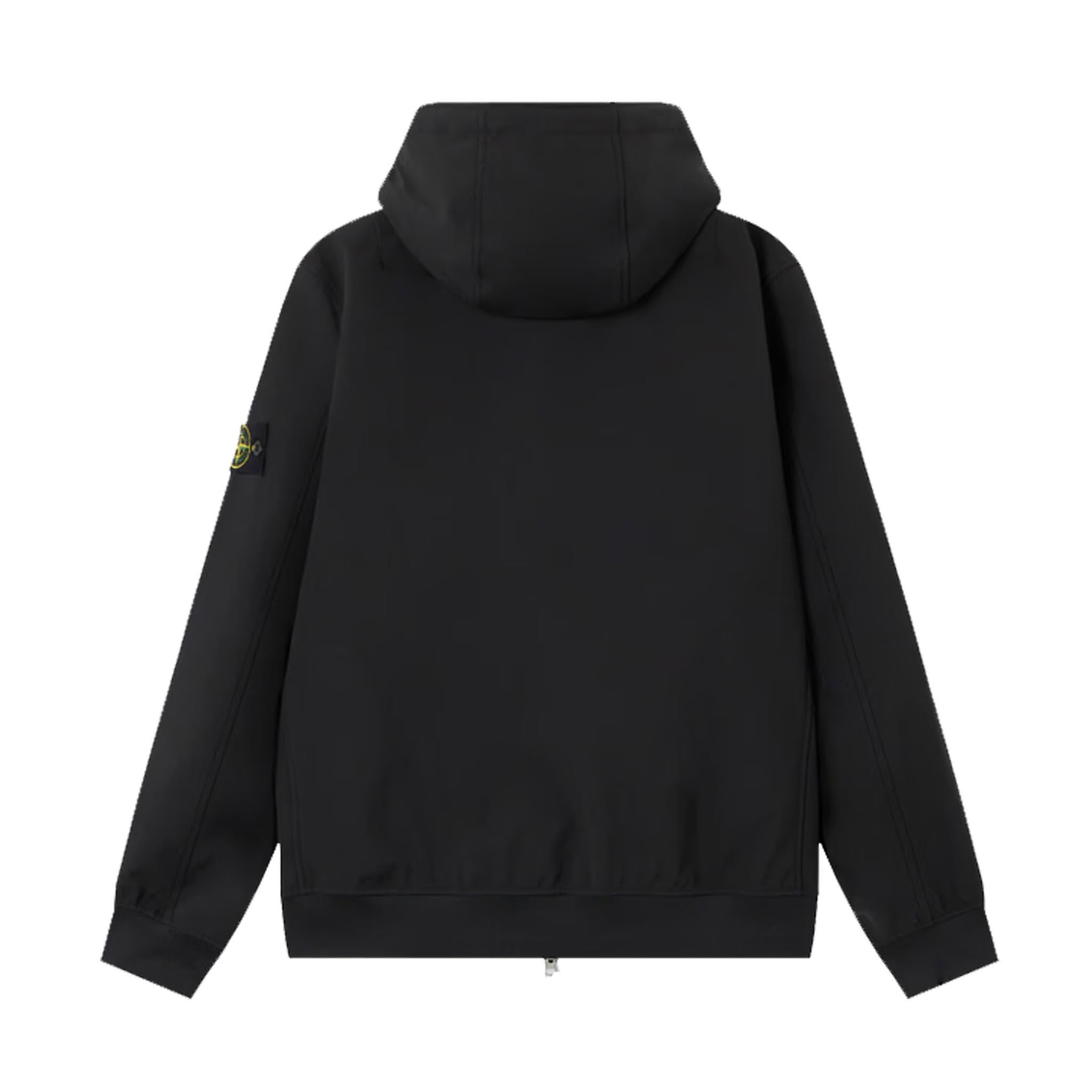 Stone Island Soft Shell-R Jacket in Black