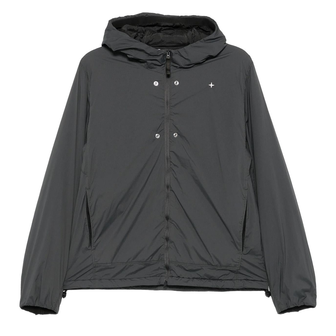 Stone Island Stellina Skin Touch Nylon - TC Jacket in Lead GreyHoodies & Zip - UpsStone IslandDPUS Designer Outlet8053813463458SStone Island Stellina Skin Touch Nylon - TC Jacket in Lead Grey