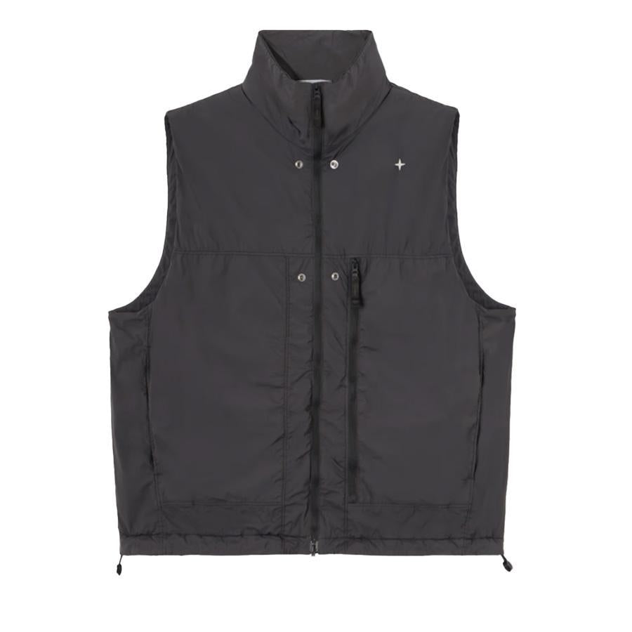 Stone Island Stellina Skin Touch Nylon - TC Vest in Lead GreyCoats & JacketsStone IslandDPUS Designer Outlet8053813486495SStone Island Stellina Skin Touch Nylon - TC Vest in Lead Grey