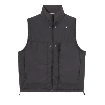 Stone Island Stellina Skin Touch Nylon - TC Vest in Lead GreyCoats & JacketsStone IslandDPUS Designer Outlet8053813486495SStone Island Stellina Skin Touch Nylon - TC Vest in Lead Grey