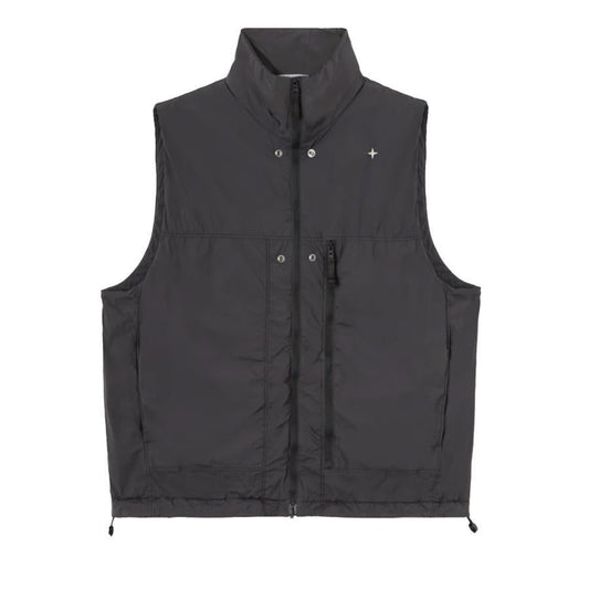 Stone Island Stellina Skin Touch Nylon - TC Vest in Lead GreyCoats & JacketsStone IslandDPUS Designer Outlet8053813486495SStone Island Stellina Skin Touch Nylon - TC Vest in Lead Grey