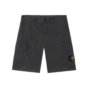 Stone Island Stretch Cotton "Old" Effect Cargo Bermuda in BlackShortsStone IslandDPUS Designer Outlet805059291107130Stone Island Stretch Cotton "Old" Effect Cargo Bermuda in Black