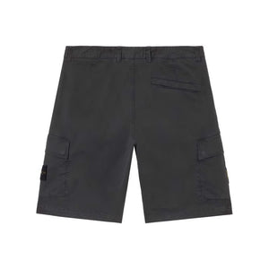 Stone Island Stretch Cotton "Old" Effect Cargo Bermuda in BlackShortsStone IslandDPUS Designer Outlet805059291107130Stone Island Stretch Cotton "Old" Effect Cargo Bermuda in Black