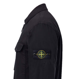 Stone Island Stretch Cotton Overshirt in BlackOvershirtStone IslandDPUSSStone Island Stretch Cotton Overshirt in Black