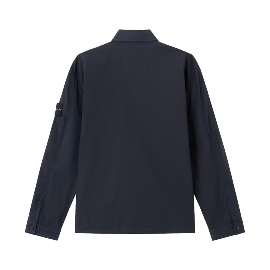 Stone Island Stretch Cotton Tela "Paracadute" OvershirtOvershirtStone IslandDPUS Designer Outlet8053819384177Navy BlueSStone Island Stretch Cotton Tela "Paracadute" Overshirt