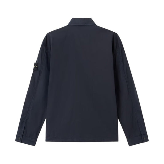 Stone Island Stretch Cotton Tela "Paracadute" OvershirtOvershirtStone IslandDPUS Designer Outlet8053819384177Navy BlueSStone Island Stretch Cotton Tela "Paracadute" Overshirt